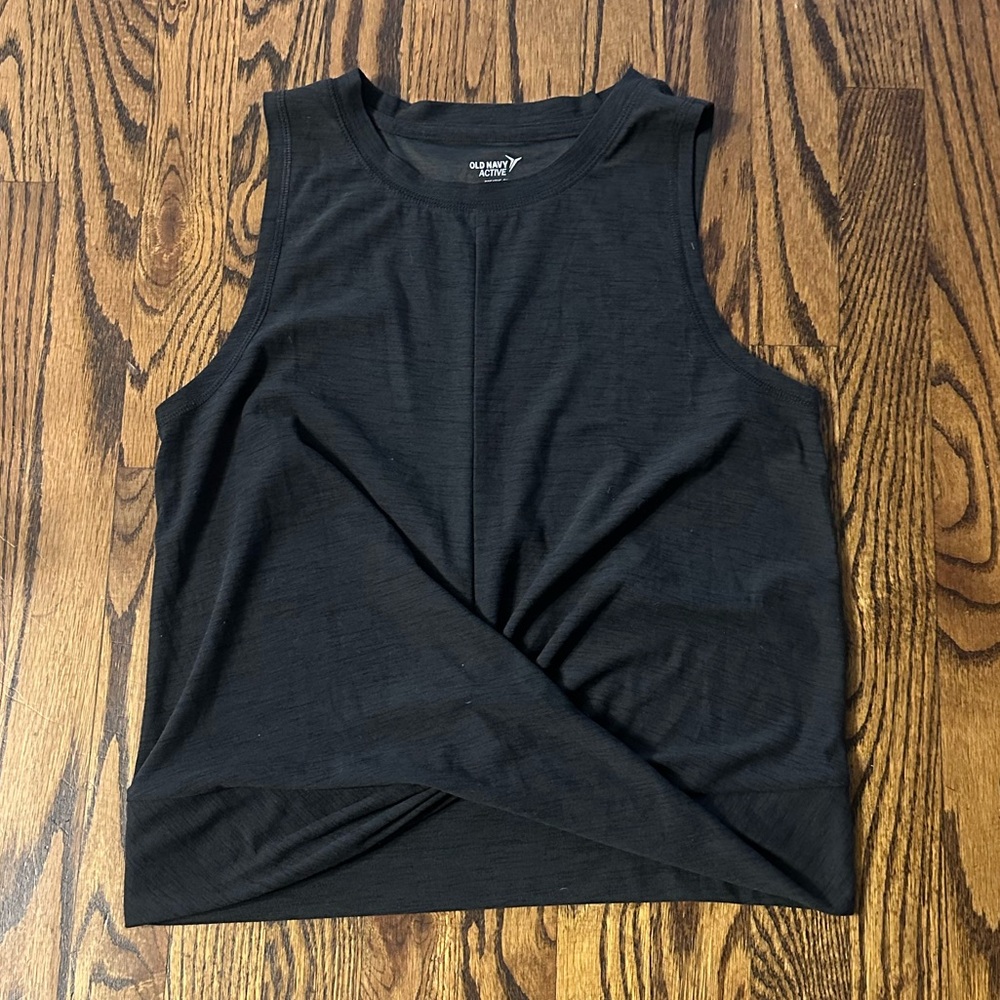 Dark gray Sleeveless Top